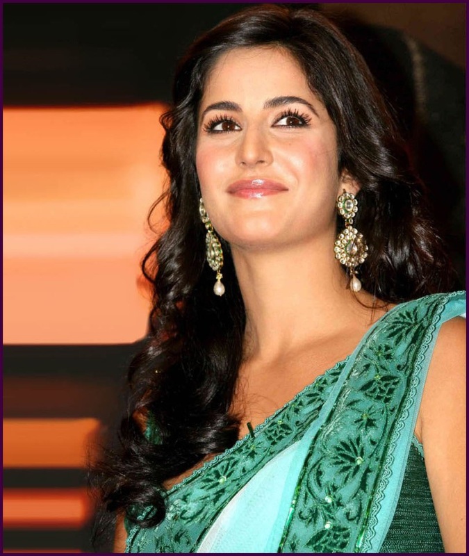 Katrina Kaif is all smiles in her lovely green saree